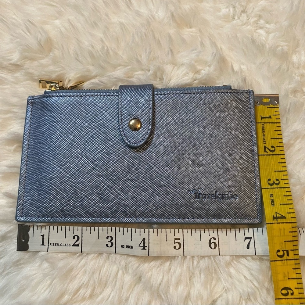 Travelambo Blue Bifold Wallet - Picture 6 of 6